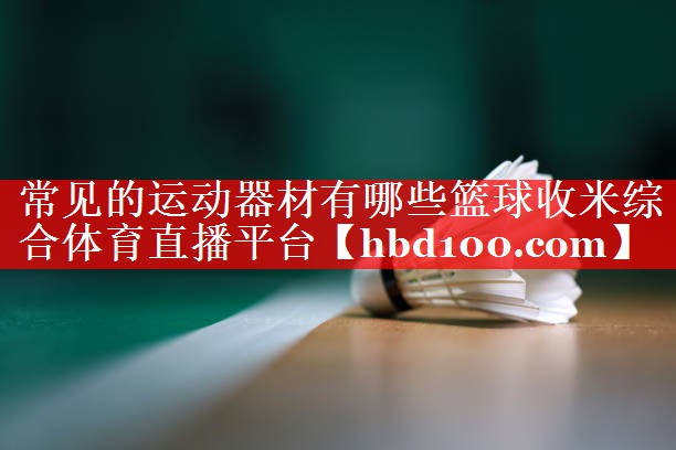 常见的运动器材有哪些篮球收米综合体育直播平台