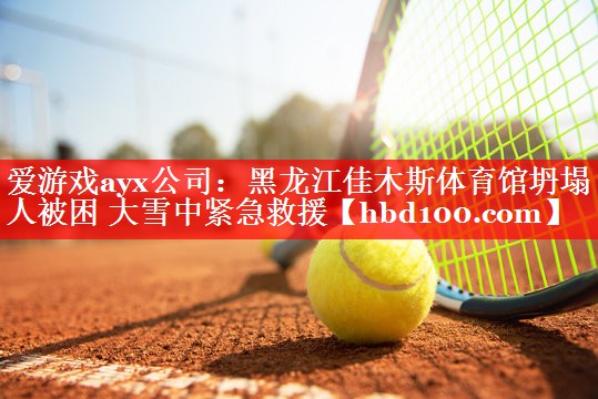 爱游戏ayx公司：黑龙江佳木斯体育馆坍塌 3人被困 大雪中紧急救援